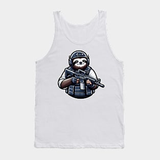 Tactical Sloth Tank Top